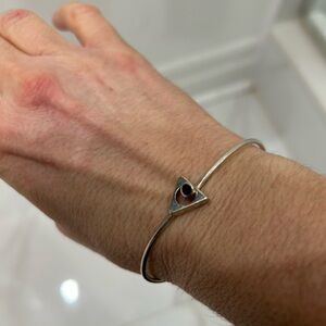 Vintage Sterling Silver Triangle Bracelet